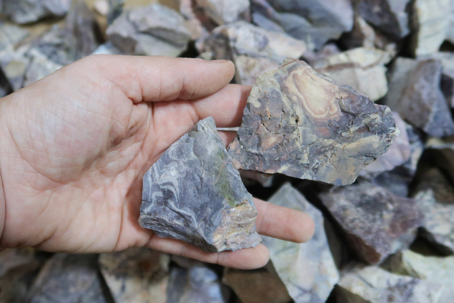 Rough SciFi Jasper - Medium Size - 1 Lb Lots