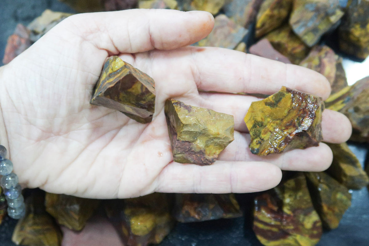 BOGO **Limit 3 Per Order** Indian Jasper, Picture - 1 LB, Size Small