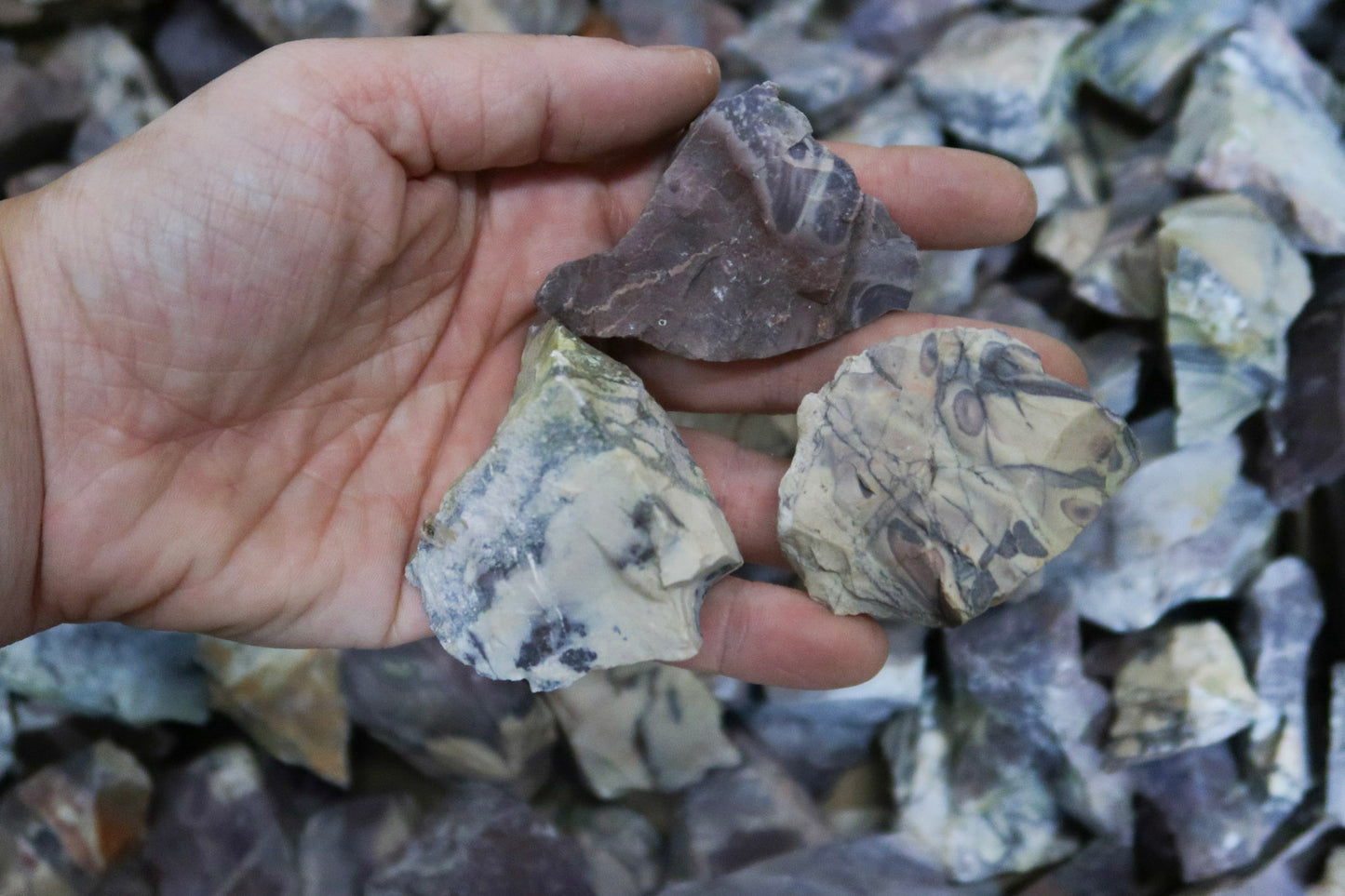 Rough SciFi Jasper - Small Size - 1 Lb Lots