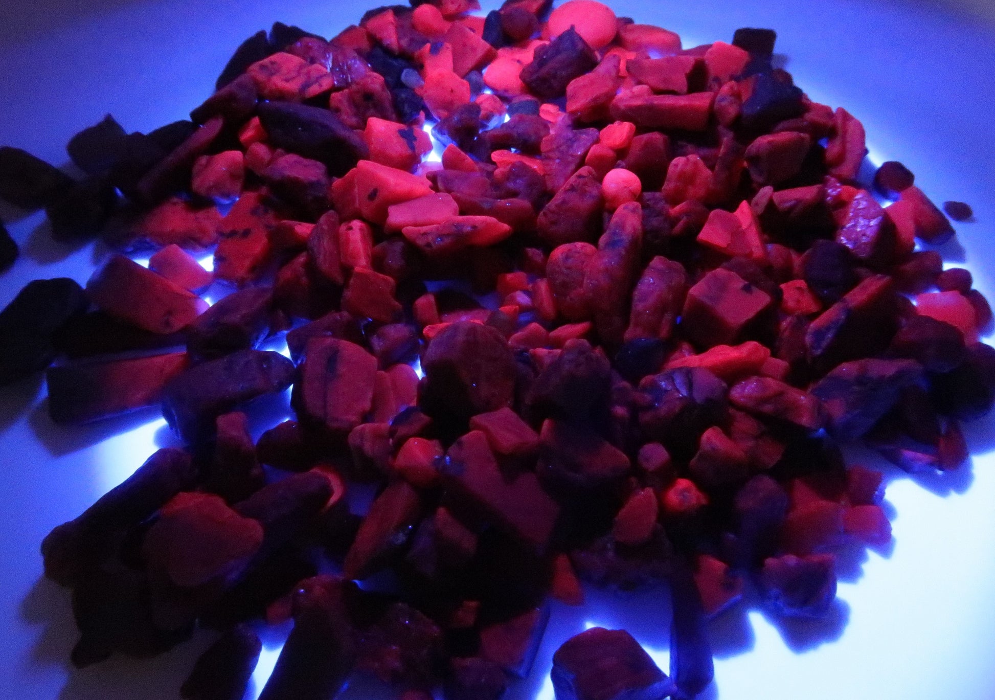 Ruby Chips uv reaction