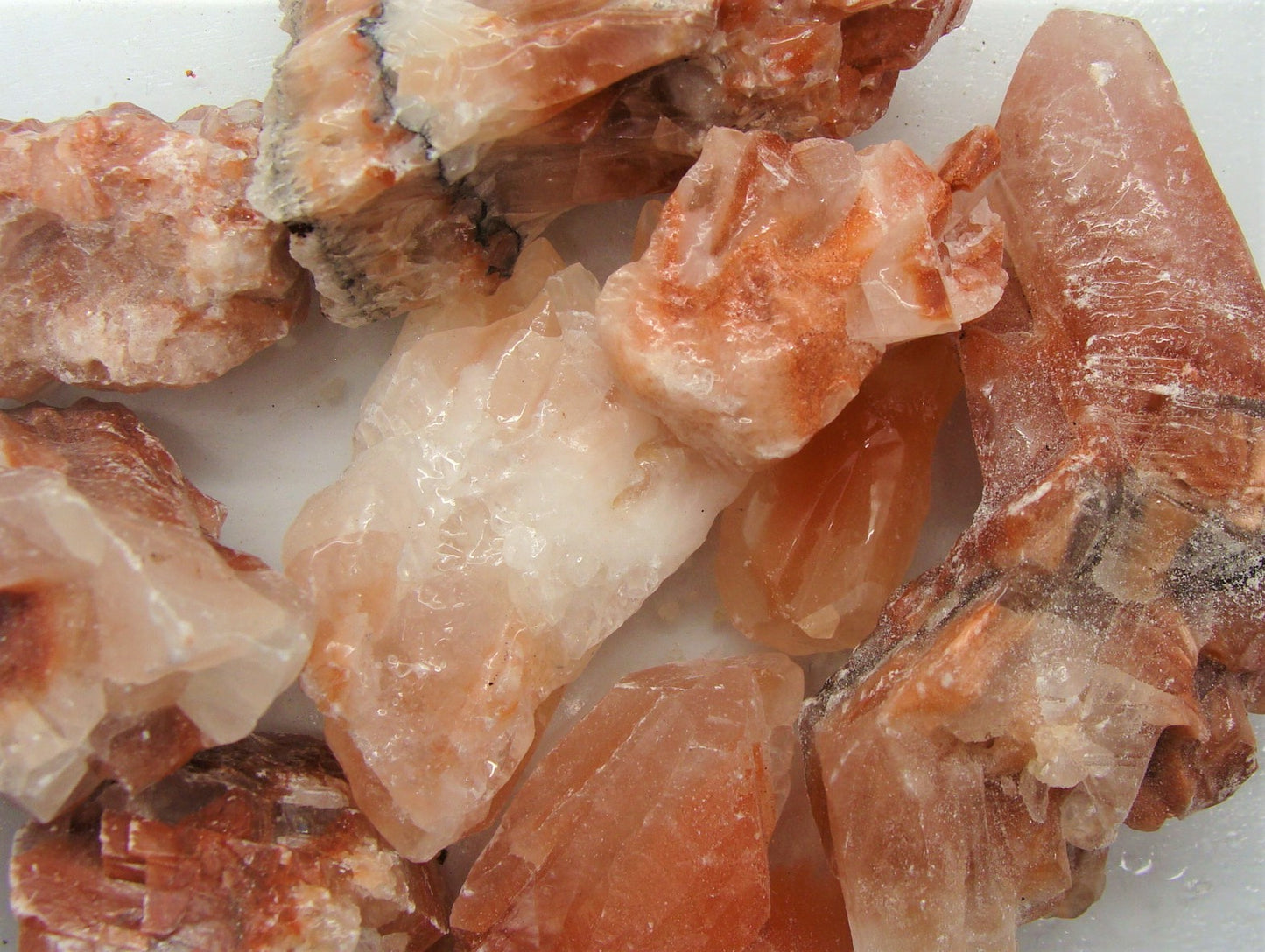 CLEARANCE: Rough Calcite, Red - 1 LB, Size Small