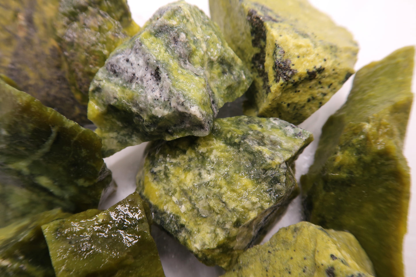 Serpentine with Pyrite