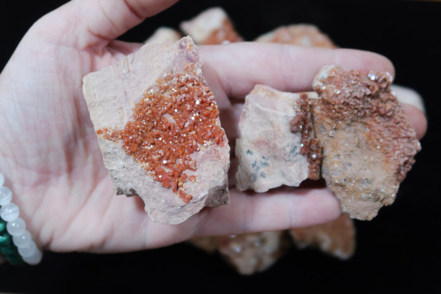 Moroccan Vanadinite Specimens - 1 Lb lot