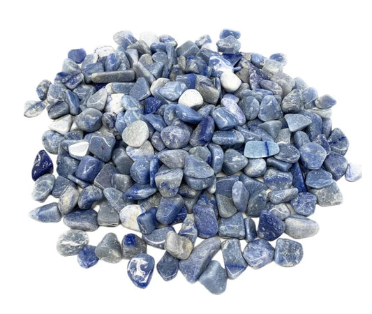 Mini Tumbled Chips - Aventurine, Blue, 1/4 LB