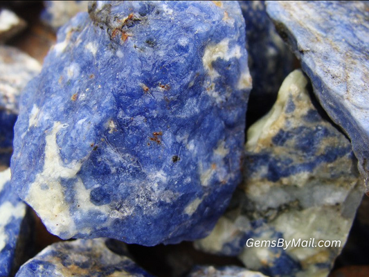 Rough Sodalite - 1 LB, Size Small