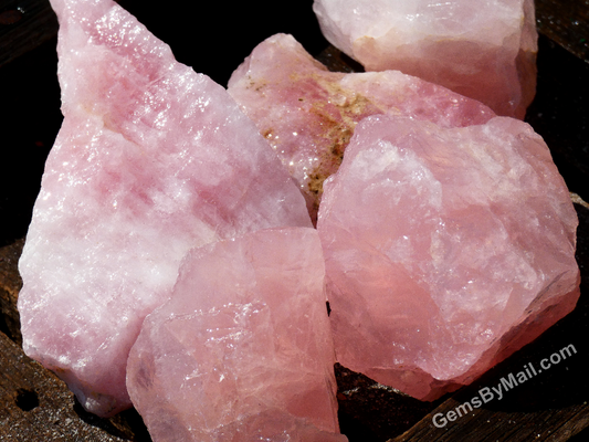 BOGO *Limit 3 Per Customer*: Rough Quartz, Rose - 1 LB, Size Small