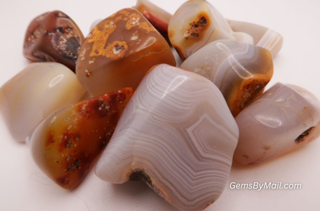 Tumbled Agate - 1/2 LB