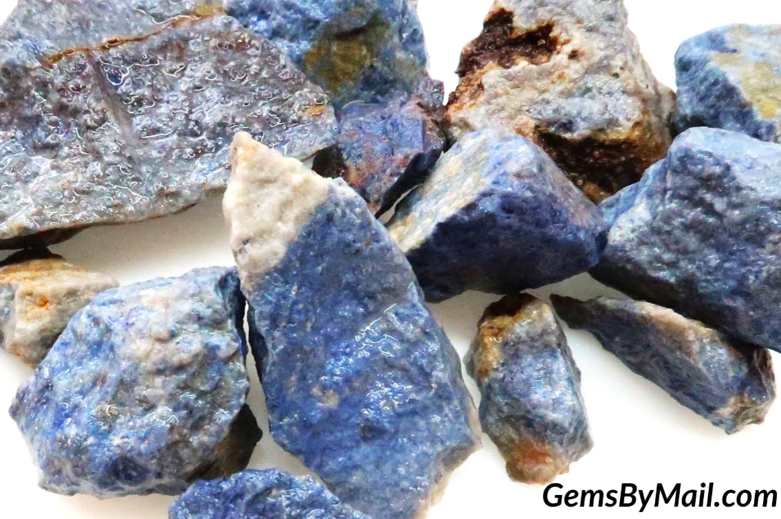 Rough Dumortierite - 1 LB, Size Small