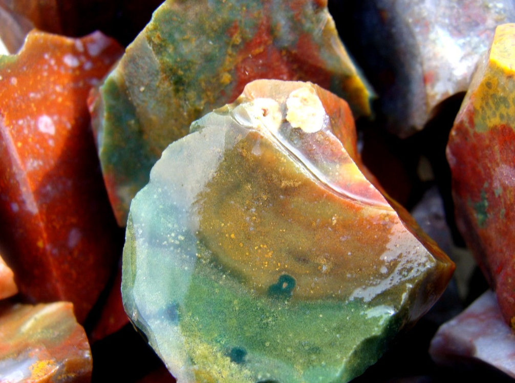 Rough Jasper, Fancy - 1 LB, Size Small