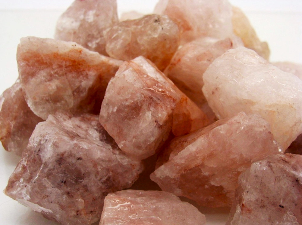 Rough Quartz, Fire - 1 LB, Size Small