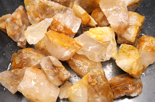 Rough Quartz, Golden Healer - 1 LB, Size Small