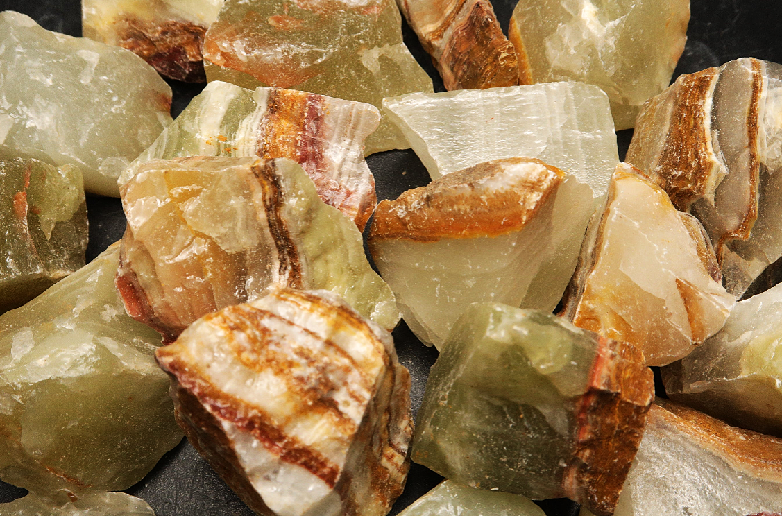 Rough Onyx, Green - 1 LB, Size Small