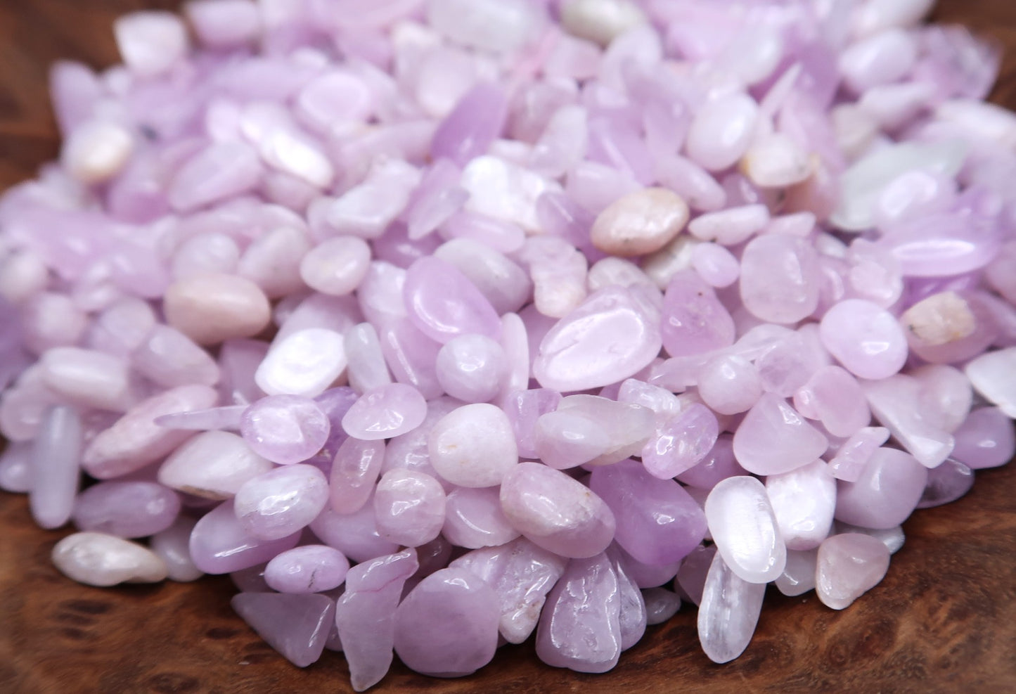Mini Tumbled Chips - Kunzite, 1/4 LB