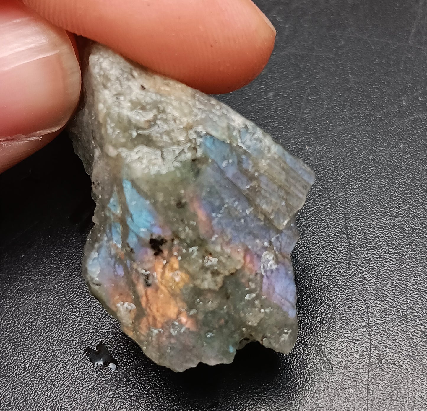 Rough Labradorite, B-Grade - 1 LB, Size Small
