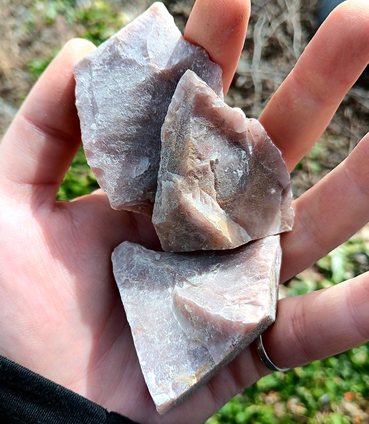 CLEARANCE: Rough Aventurine, Lilac - 1 LB, Size Medium