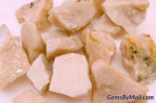 Rough Moonstone, Peach - 1 LB, Size Small