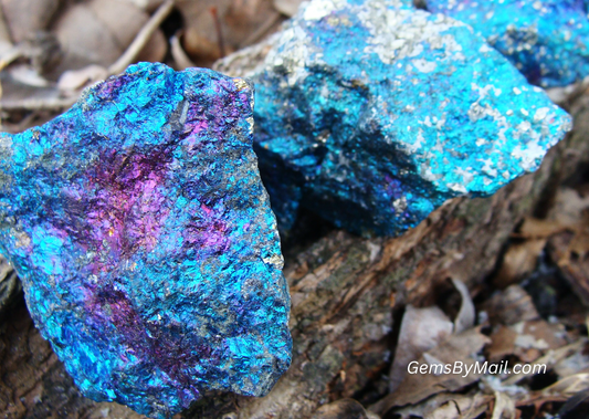 Rough Peacock Ore - 1 LB, Size Small