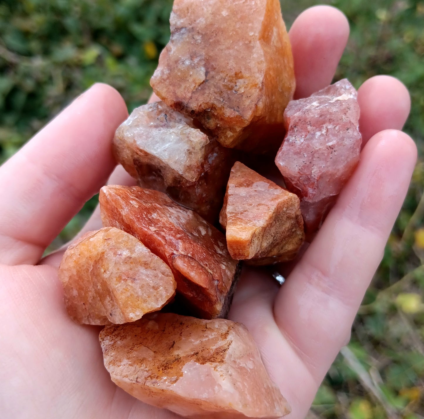 Rough Aventurine, Red - 1 LB, Size Small