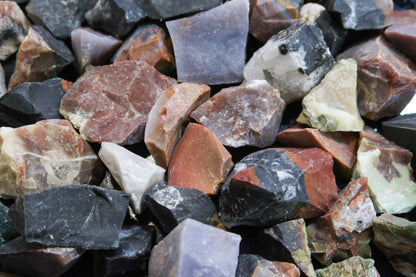 BOGO: **Limit 3 Per Order**  Rough Indian Jasper - 1 Lb Lots - Size Small