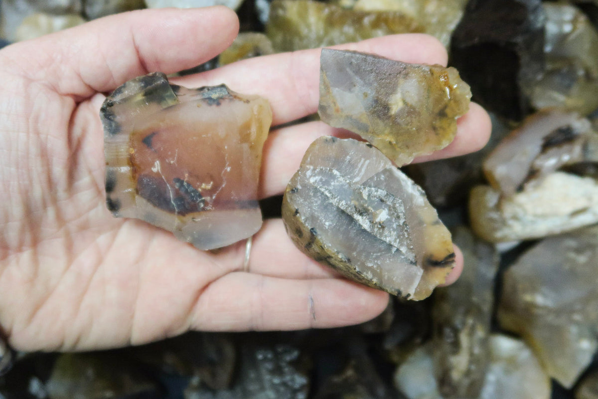 Rough Montana Agate - Size Small