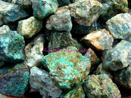 Tumble Mix Rough - Chrysocolla