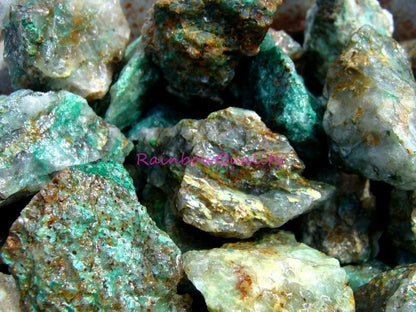 Tumble Mix Rough - Chrysocolla