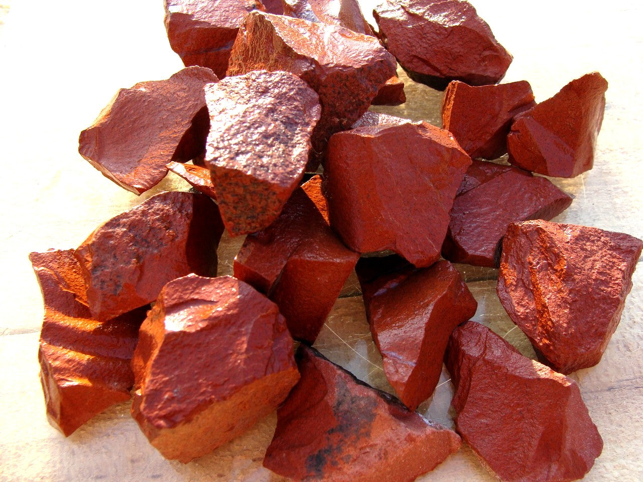 Red Jasper rough stones