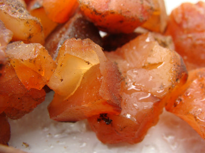 Rough Carnelian, Red - Size Small