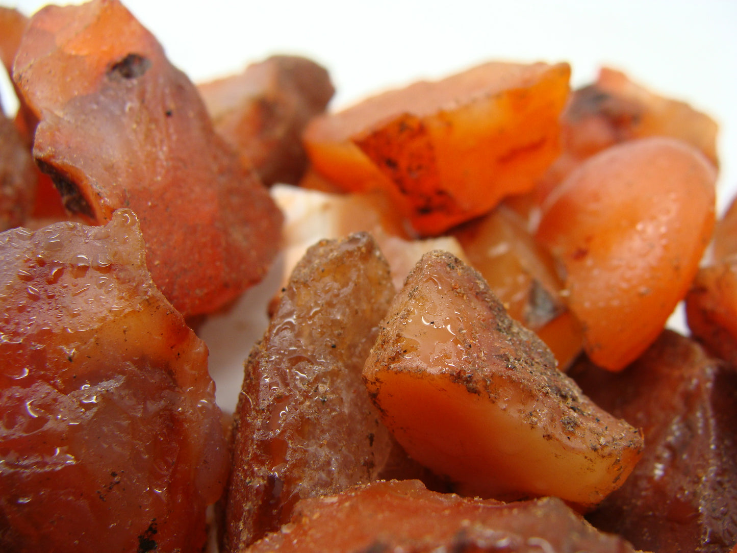 Rough Carnelian, Red - Size Small