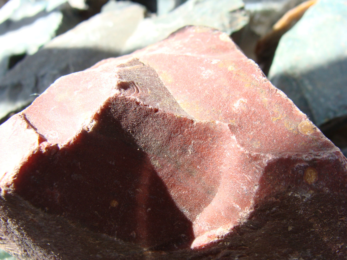 CLEARANCE: Mixed Green Jasper Rough - 1 Lb Bags