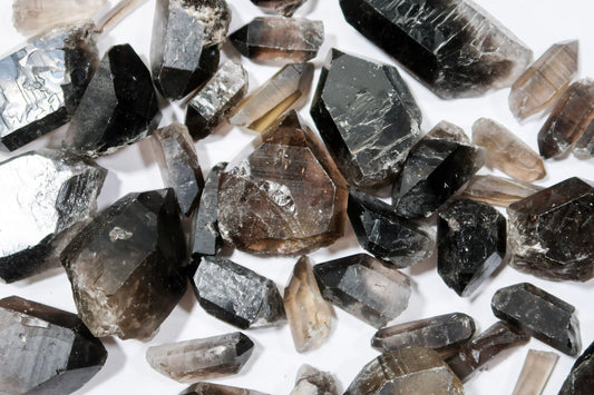 Rough Quartz, Smokey Points - 1 LB, Size Small