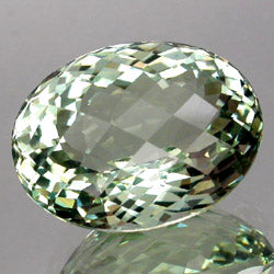 faceted green amethyst