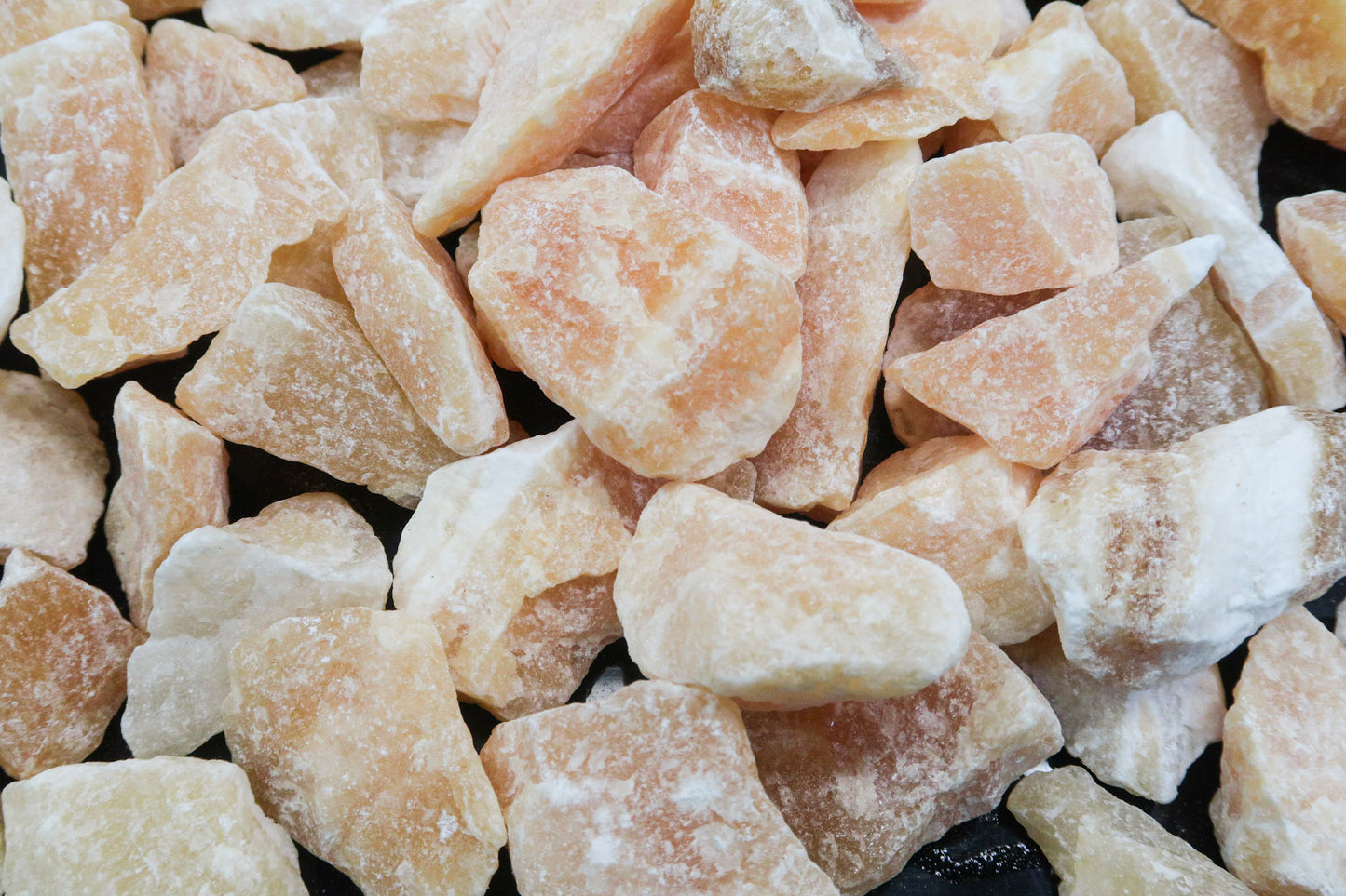 *BOGO - Limit 3 per Order* Rough Calcite, Brazilian Orange - 1 LB, Size Small