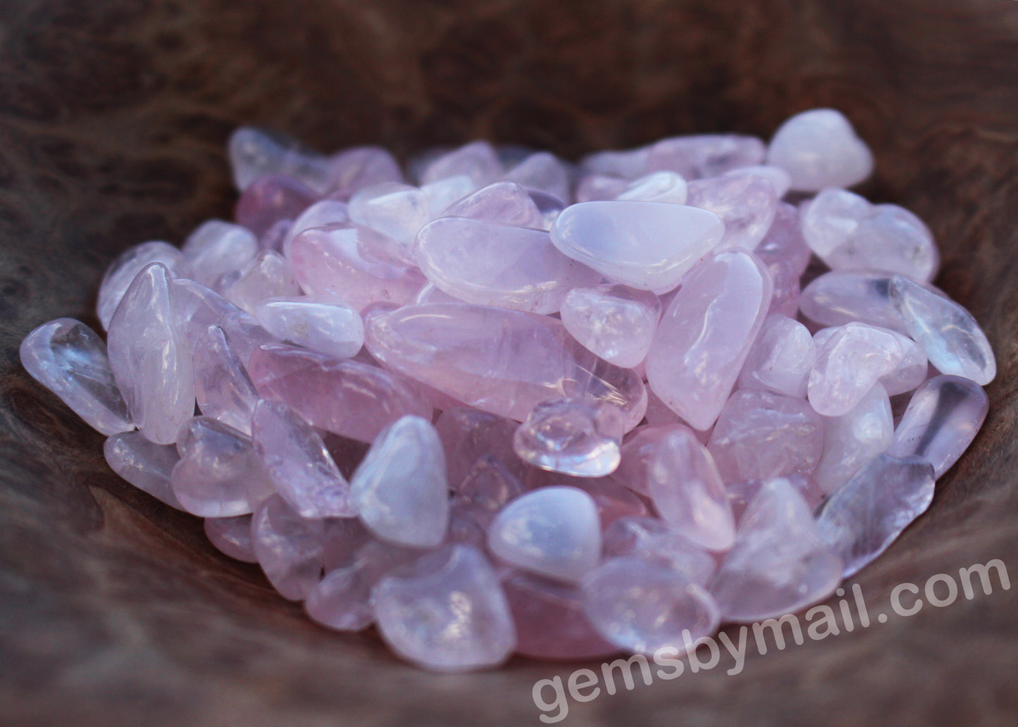 Mini Tumbled Chips - Quartz, Rose