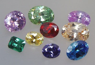 faceted gems