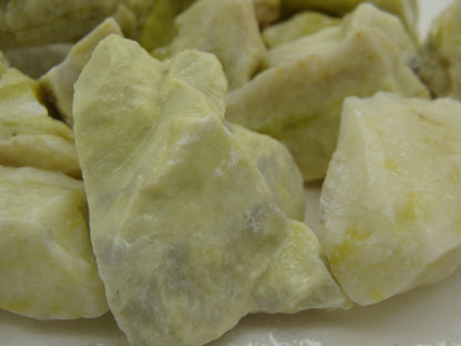 CLEARANCE: Rough Serpentine, Yellow - 1 LB, Size Medium