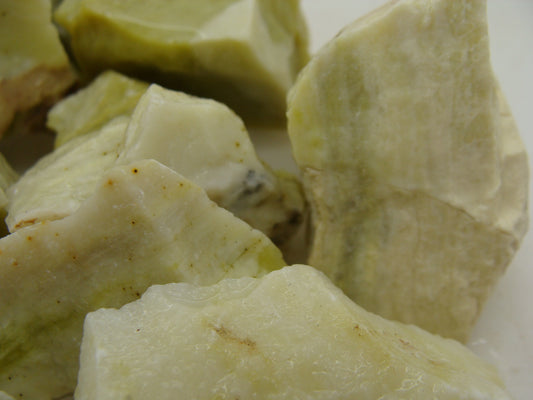 CLEARANCE: Rough Serpentine, Yellow - 1 LB, Size Medium