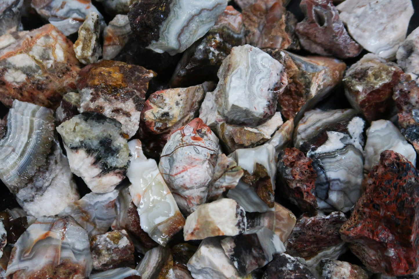 1 Lb Peach Flower Agate - Small Size