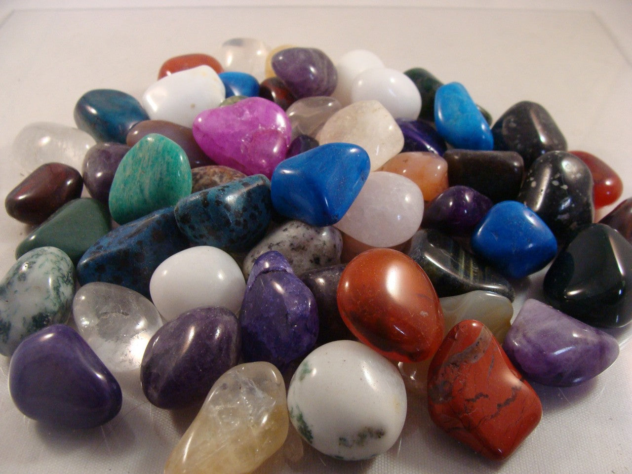 tumbled polished gemstones