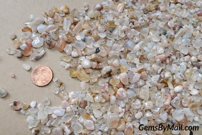 Flower Agate Chips