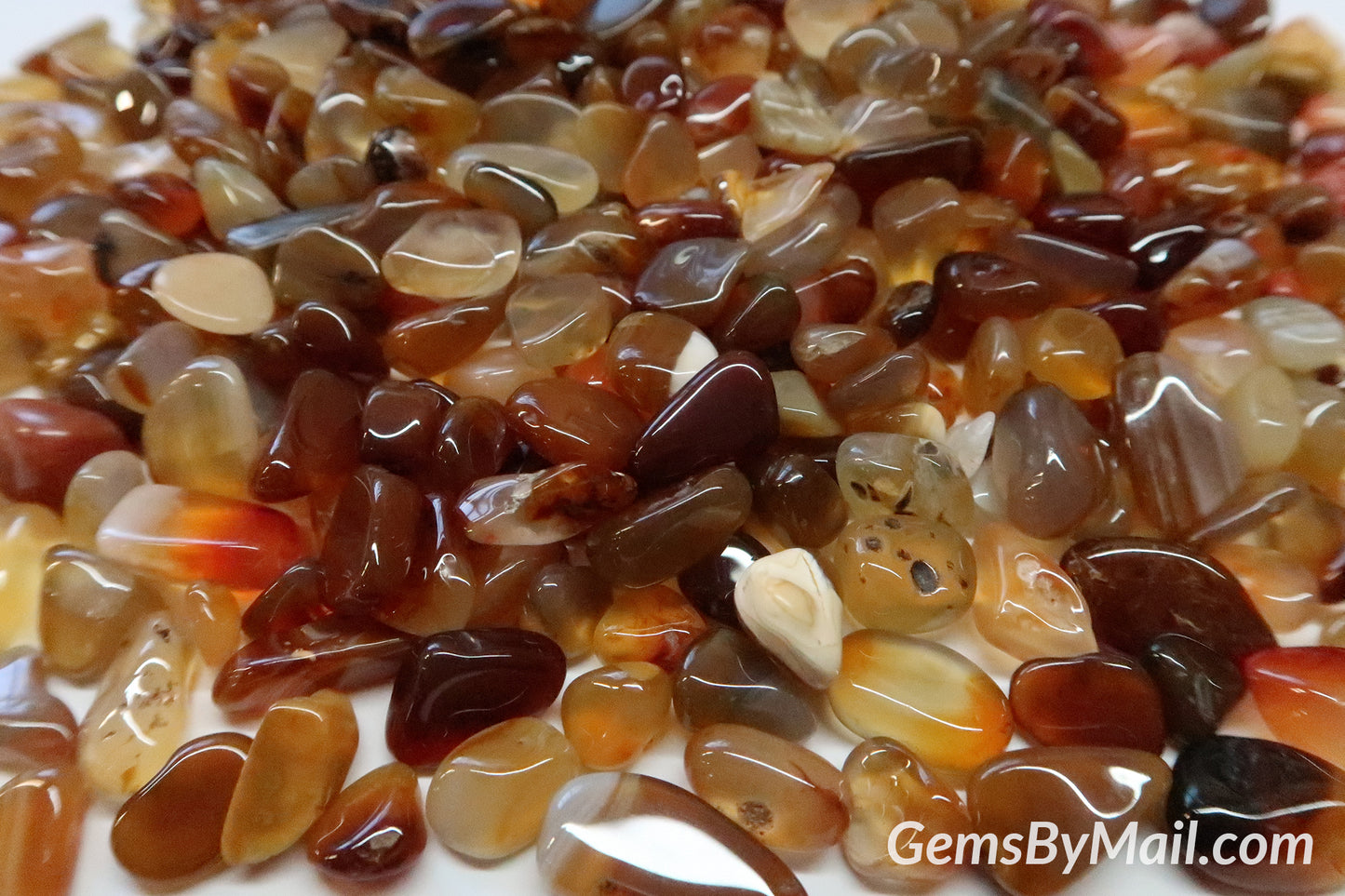 Mini Tumbled Chips - Carnelian