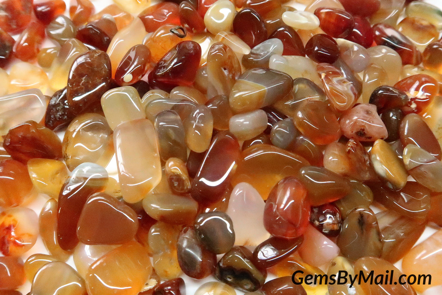 Mini Tumbled Chips - Carnelian