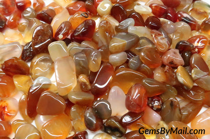 Mini Tumbled Chips - Carnelian