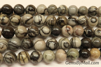 Net Jasper Beads