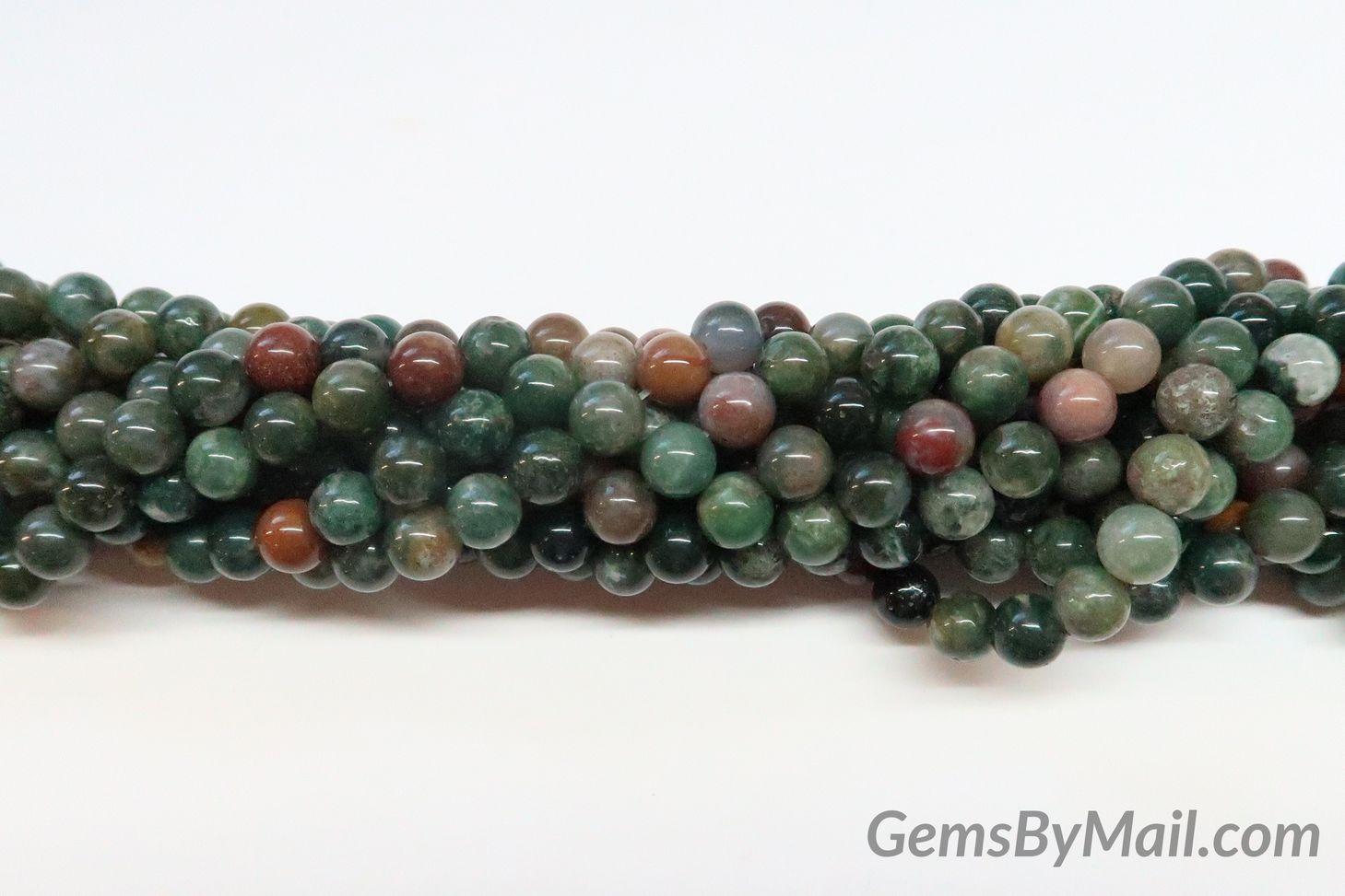 green beads