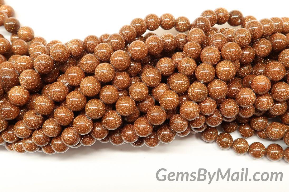 Goldstone Bead strands