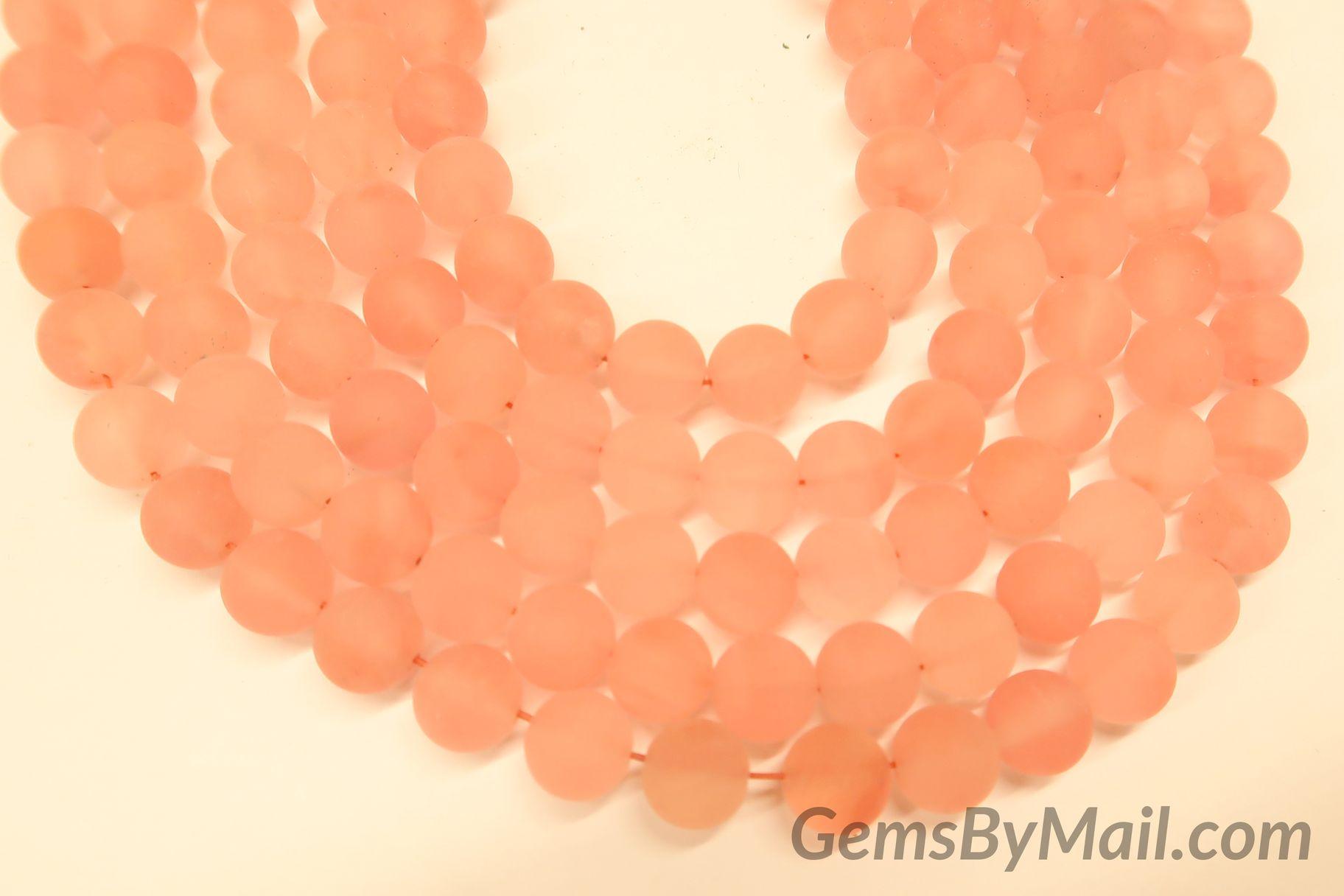 Matte Cherry Quartz Beads