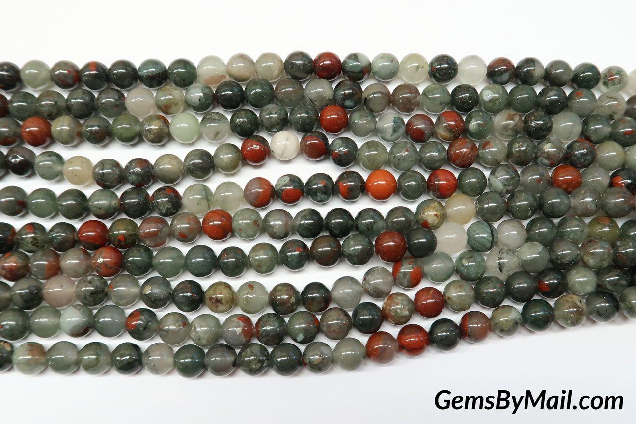 African Bloodstone Beads strand