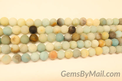 Matte Mixed Color Amazonite