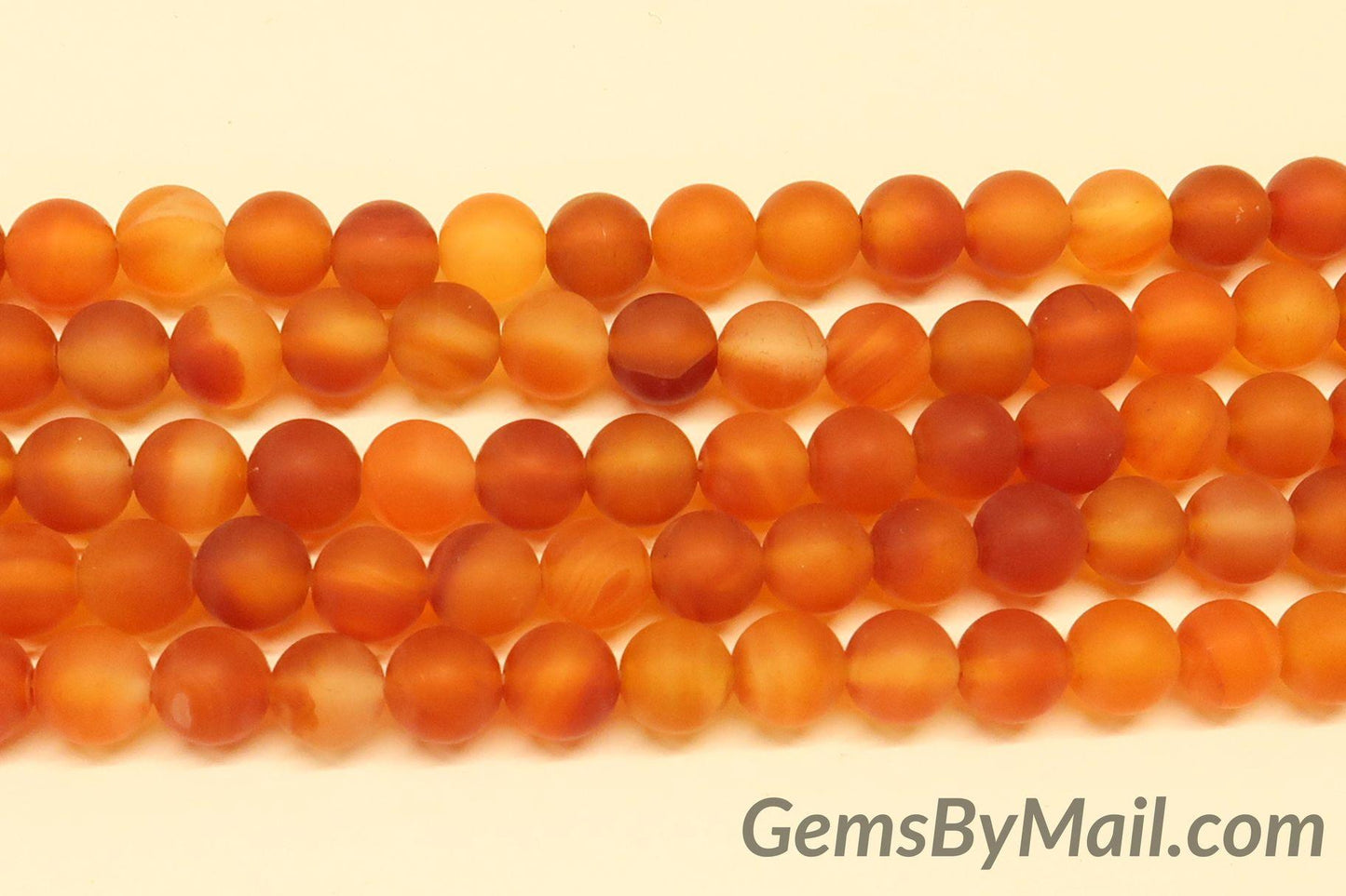 Light Red Carnelian Beads